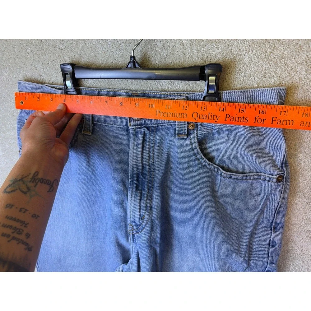 Levi's 550 Relaxed Jeans Men 34x30 Light Wash Denim Tapered Leg 2000s Classic
